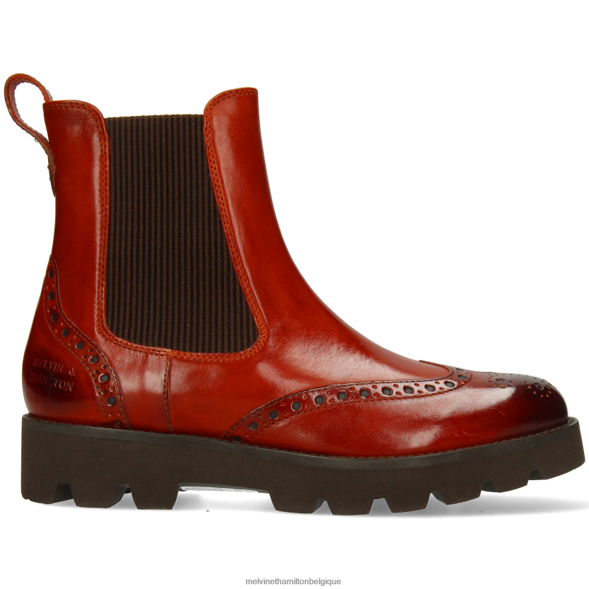 Melvin & Hamilton femmes jade 8 R44228799 bottines brun