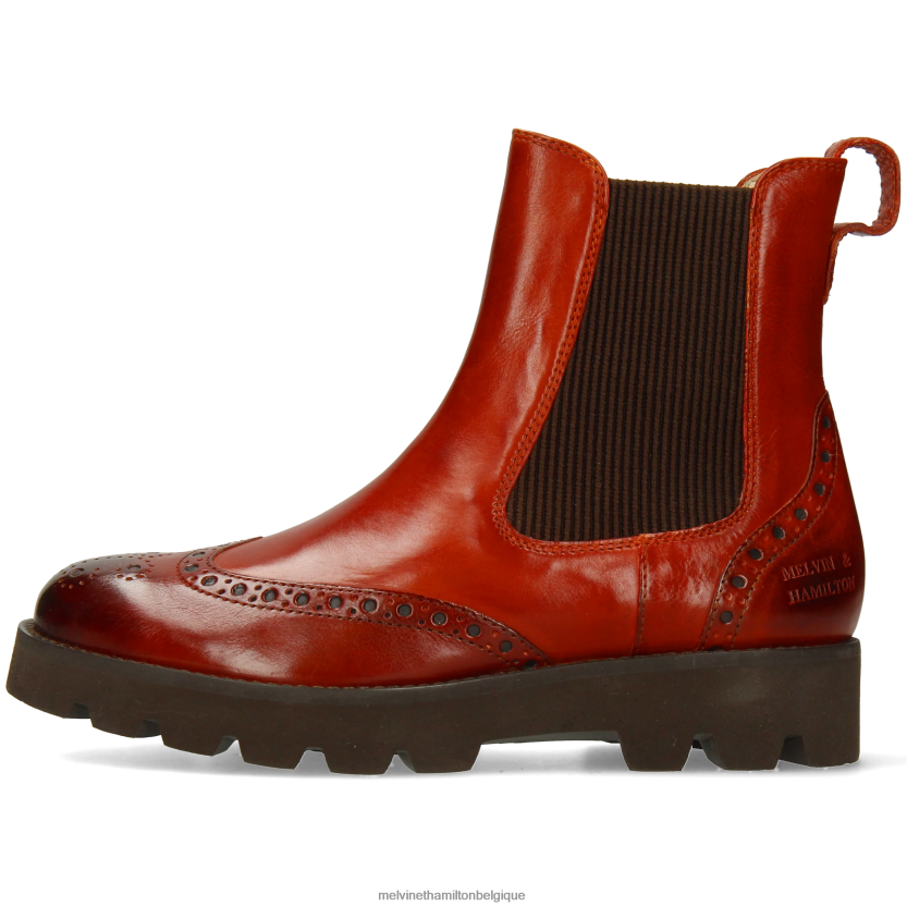 Melvin & Hamilton femmes jade 8 R44228799 bottines brun