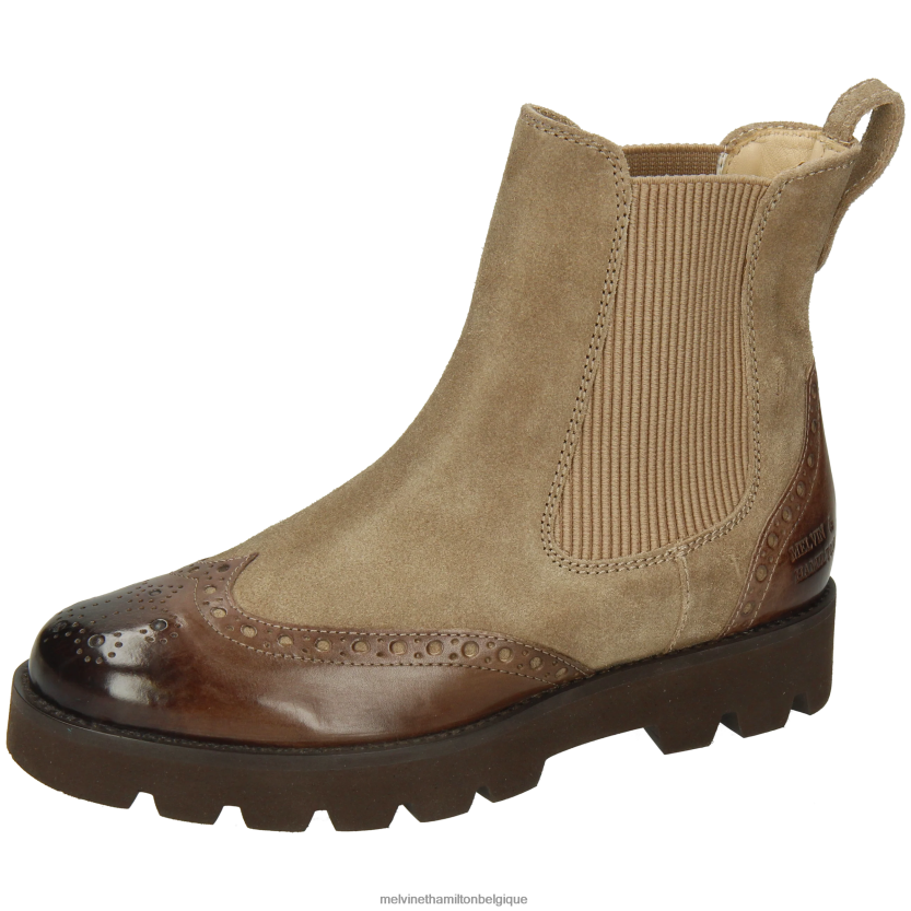 Melvin & Hamilton femmes jade 8 R44228809 bottines brun