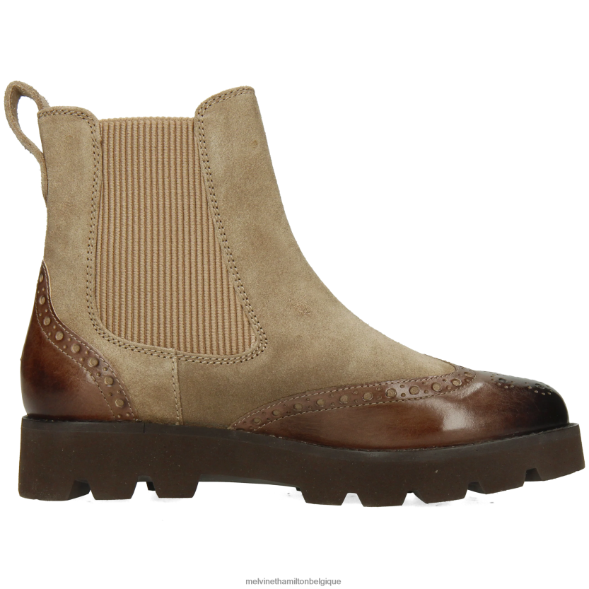 Melvin & Hamilton femmes jade 8 R44228809 bottines brun