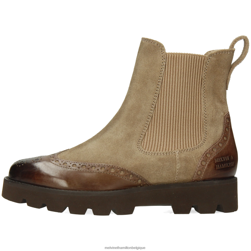 Melvin & Hamilton femmes jade 8 R44228809 bottines brun