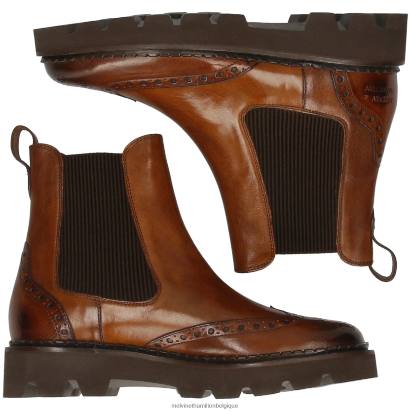 Melvin & Hamilton femmes jade 8 R44228912 bottines brun