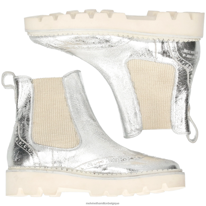 Melvin & Hamilton femmes jade 8 R44228990 bottines argent