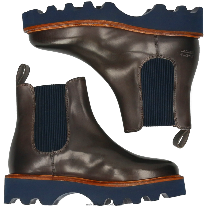 Melvin & Hamilton femmes mégane 3 R44228877 bottines gris