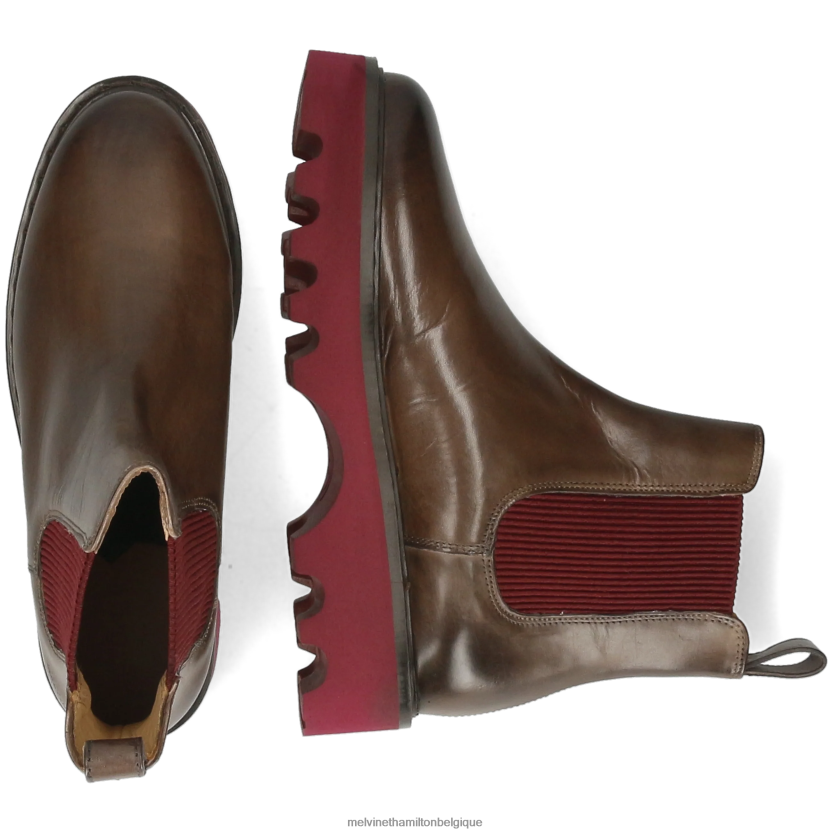 Melvin & Hamilton femmes mégane 3r R442281124 bottines gris