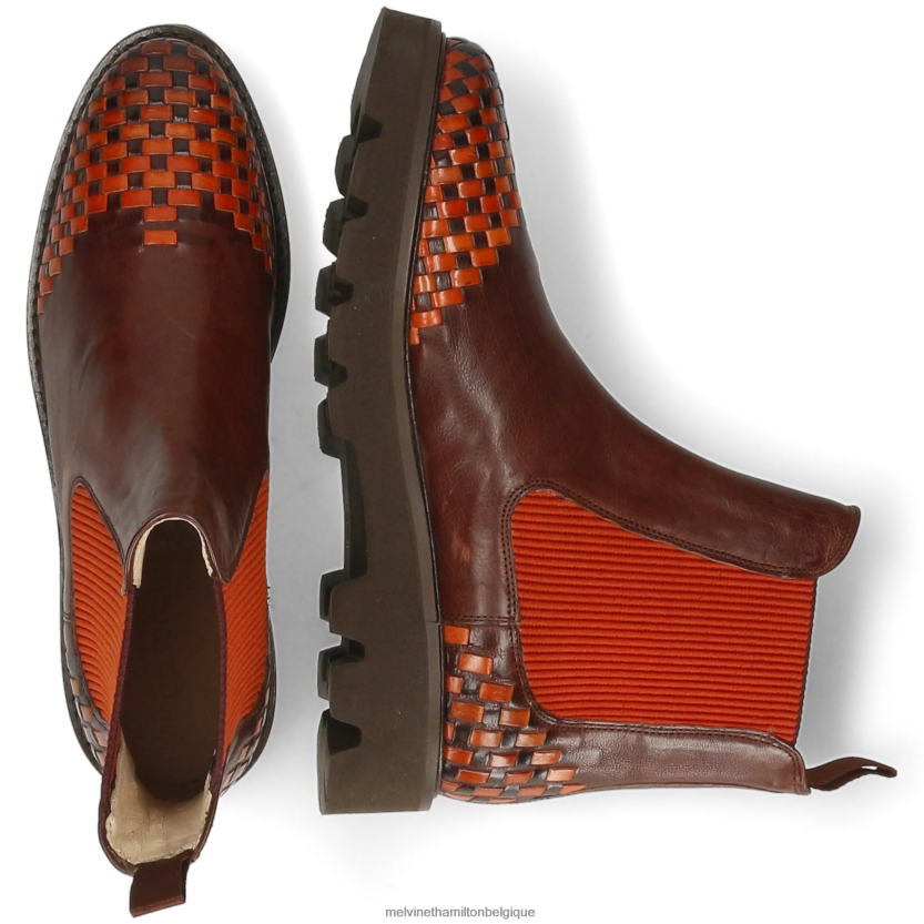 Melvin & Hamilton femmes molly 10 R44228889 bottines brun