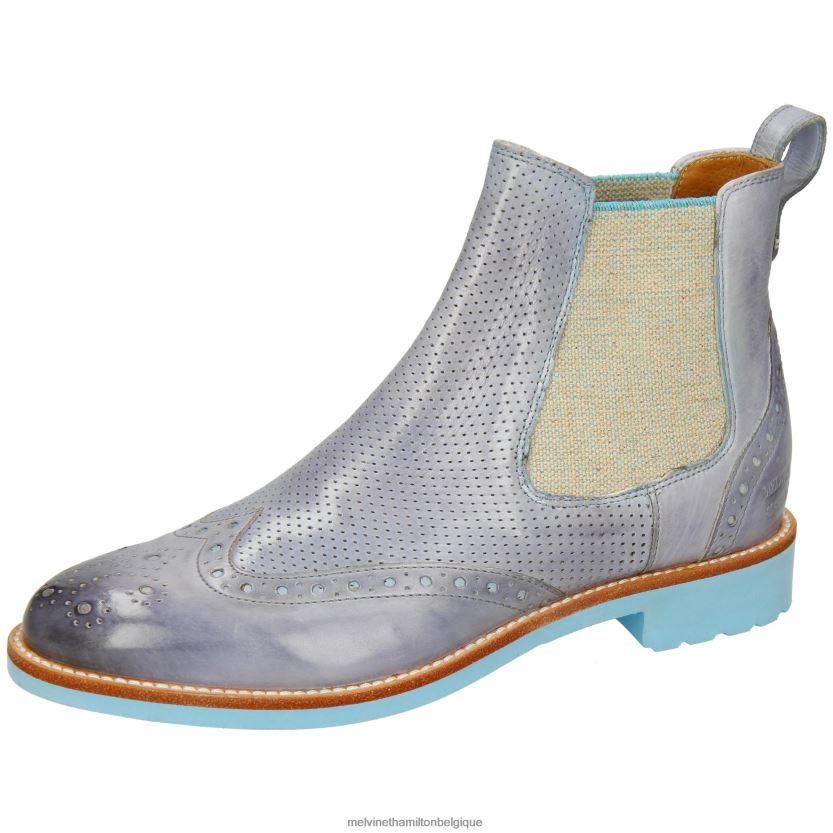 Melvin & Hamilton femmes sélina 29 R44228836 bottines aubergine violette