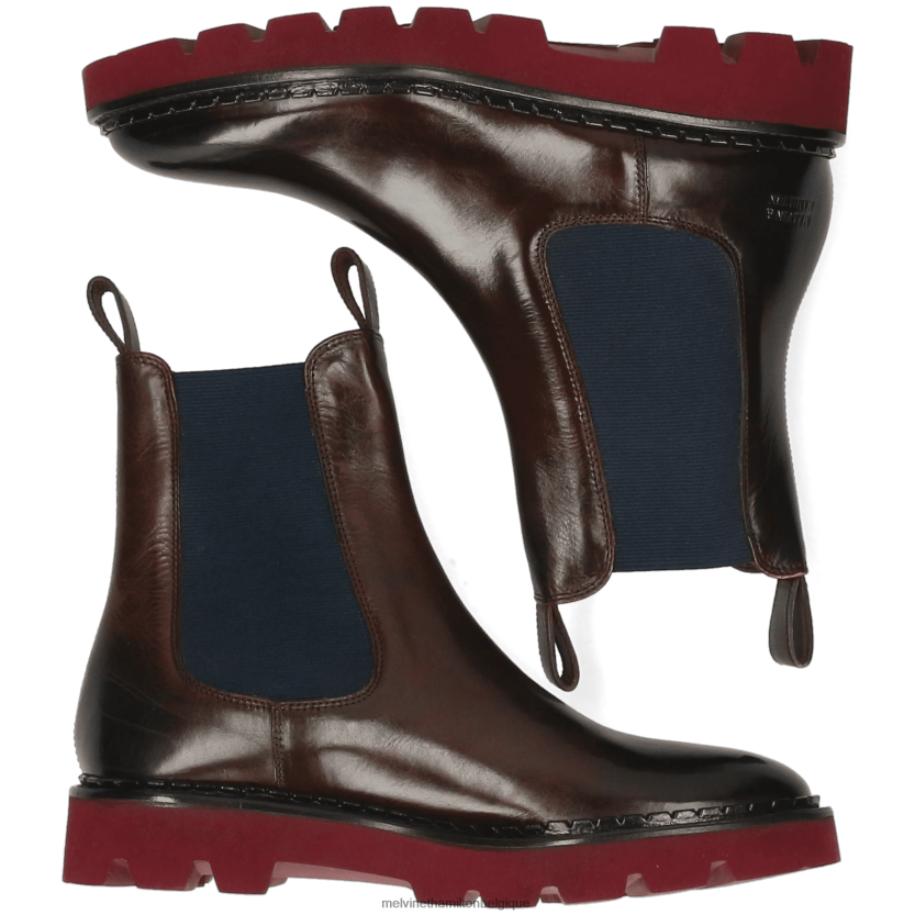 Melvin & Hamilton femmes sortie 186 R44228860 bottines brun
