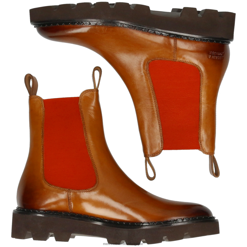 Melvin & Hamilton femmes sortie 186 R44228885 bottines brun clair