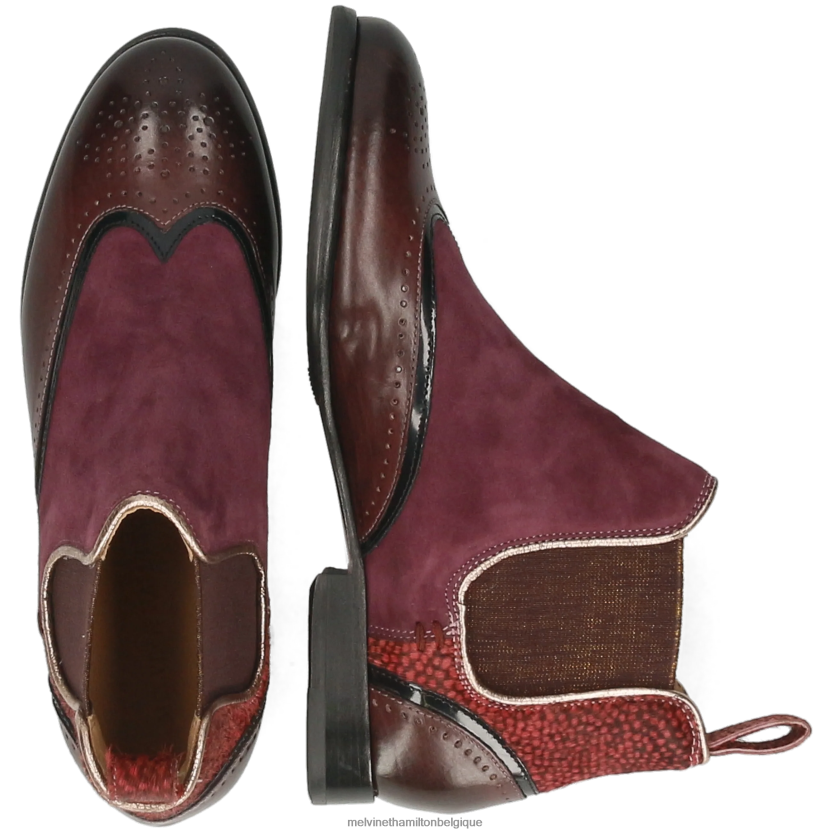Melvin & Hamilton femmes sortie 19 R442281087 bottines violet