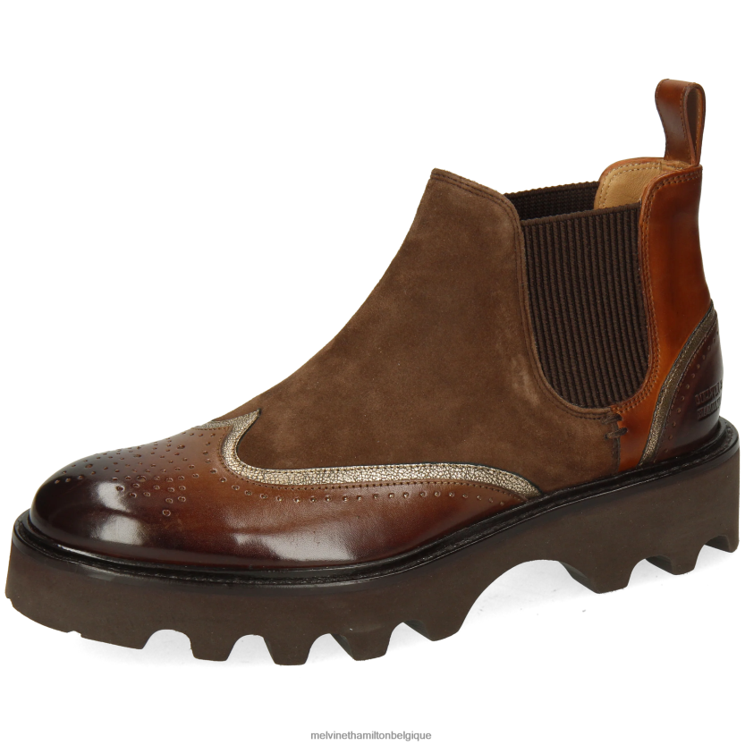 Melvin & Hamilton femmes sortie 19 R44228822 bottines brun