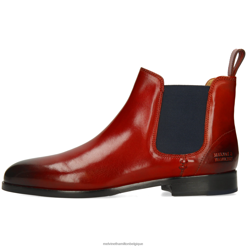 Melvin & Hamilton femmes susane 10 R44228978 bottines rouge