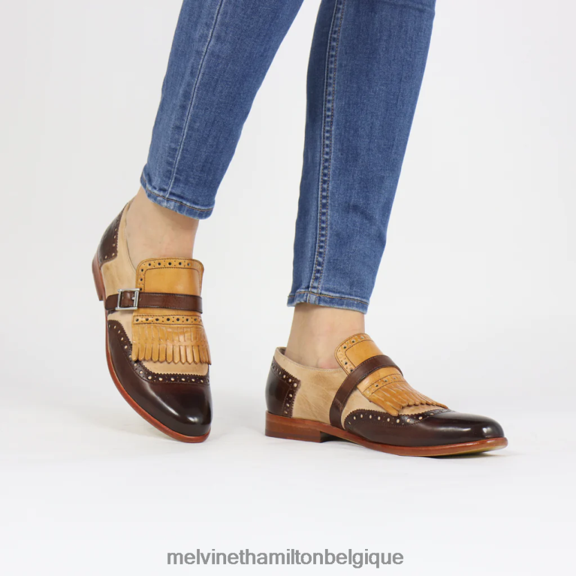 Melvin & Hamilton femmes Sélina 2 R442281495 chaussures de moine brun