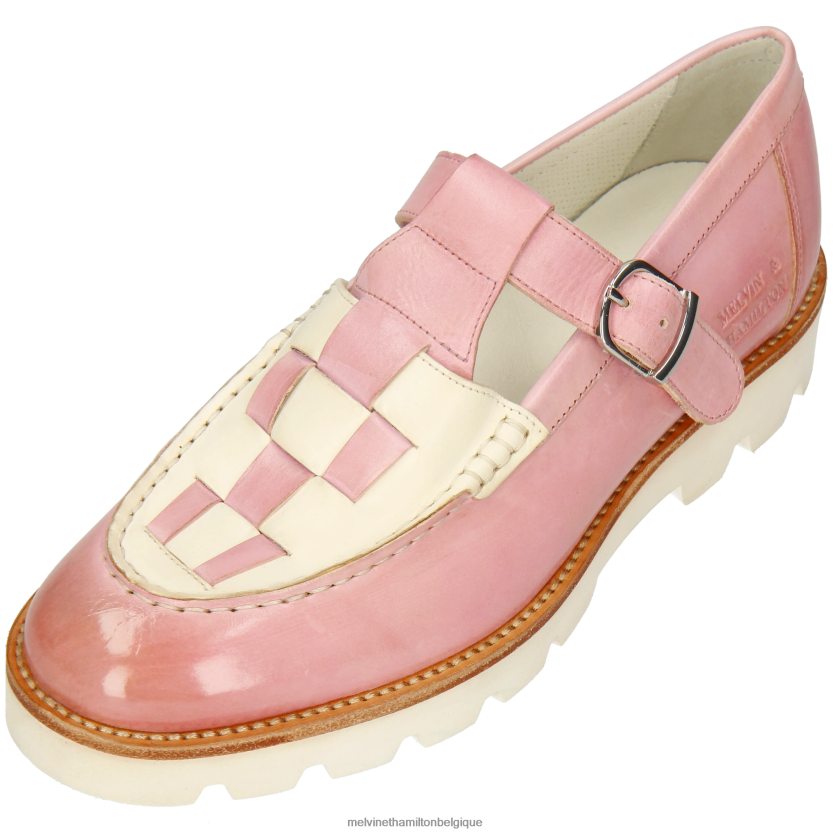 Melvin & Hamilton femmes jade 14 R442281484 chaussures de moine rose