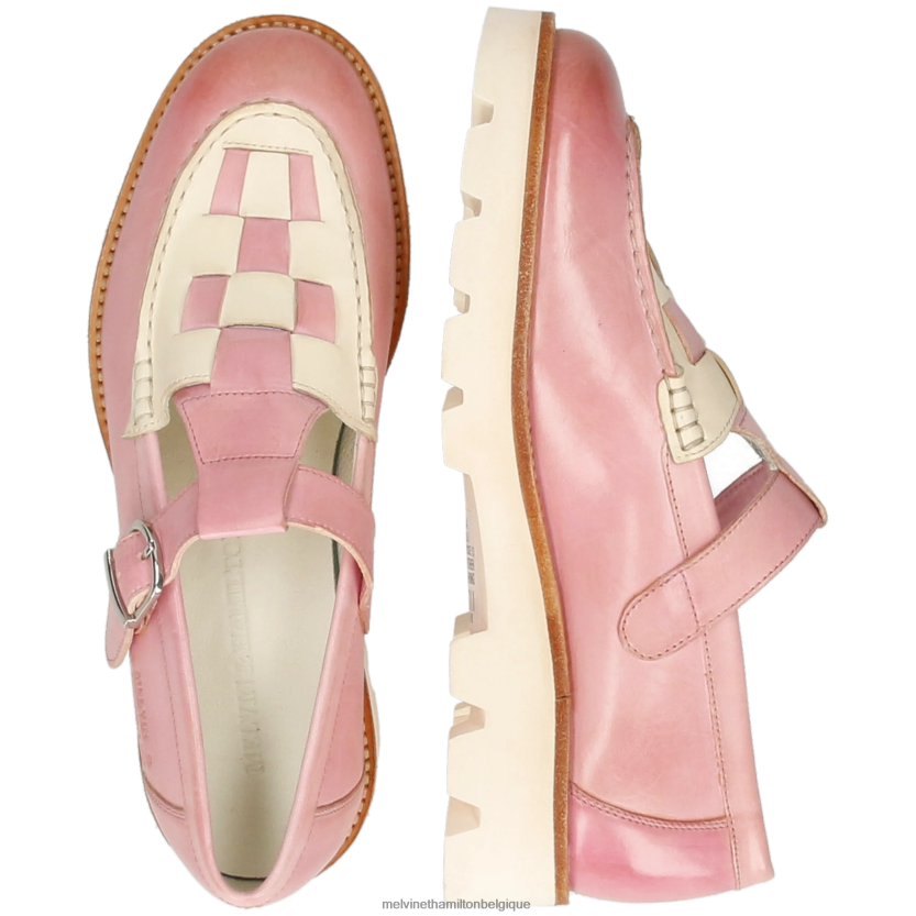 Melvin & Hamilton femmes jade 14 R442281484 chaussures de moine rose