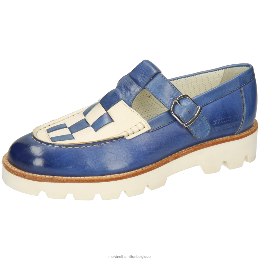 Melvin & Hamilton femmes jade 14 R442281487 chaussures de moine bleu