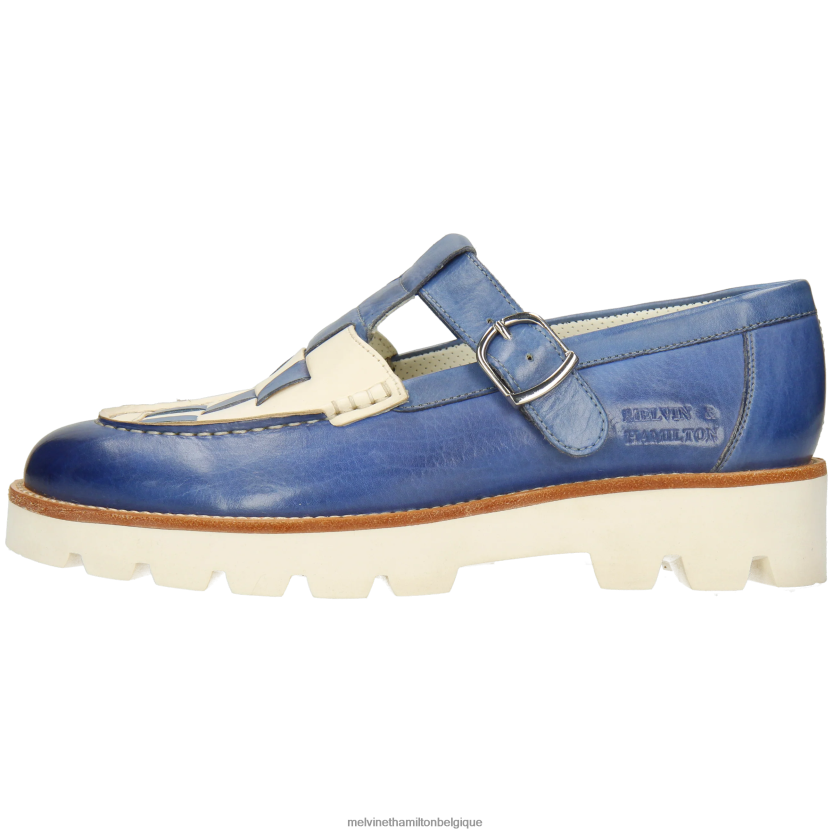 Melvin & Hamilton femmes jade 14 R442281487 chaussures de moine bleu