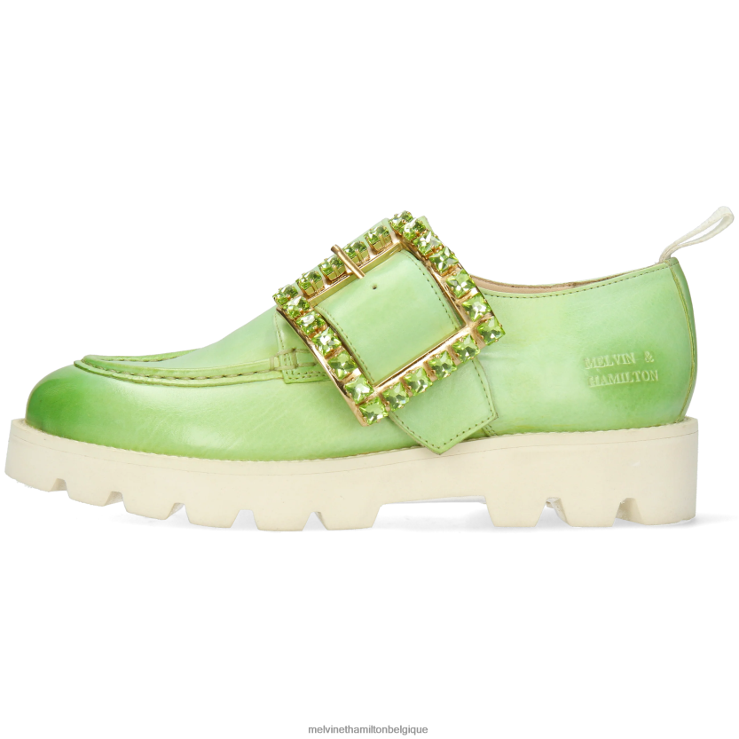 Melvin & Hamilton femmes jade 51 R442281486 chaussures de moine vert