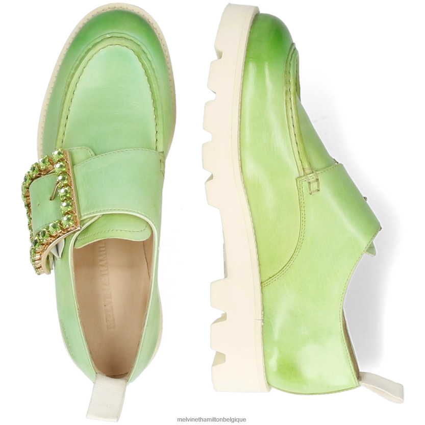 Melvin & Hamilton femmes jade 51 R442281486 chaussures de moine vert