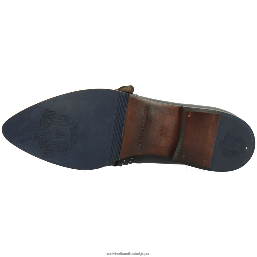 Melvin & Hamilton femmes jessy 26 R442281481 chaussures de moine noir