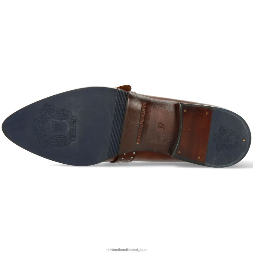 Melvin & Hamilton femmes jessy 26 R442281488 chaussures de moine brun