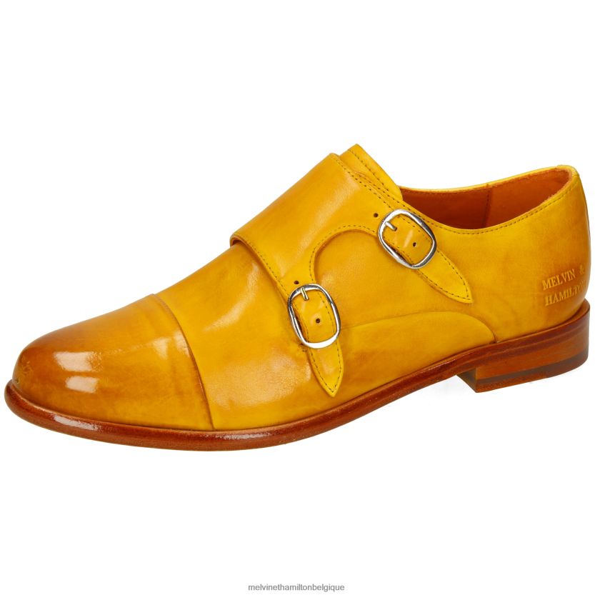 Melvin & Hamilton femmes sélina 87 R442281479 chaussures de moine jaune