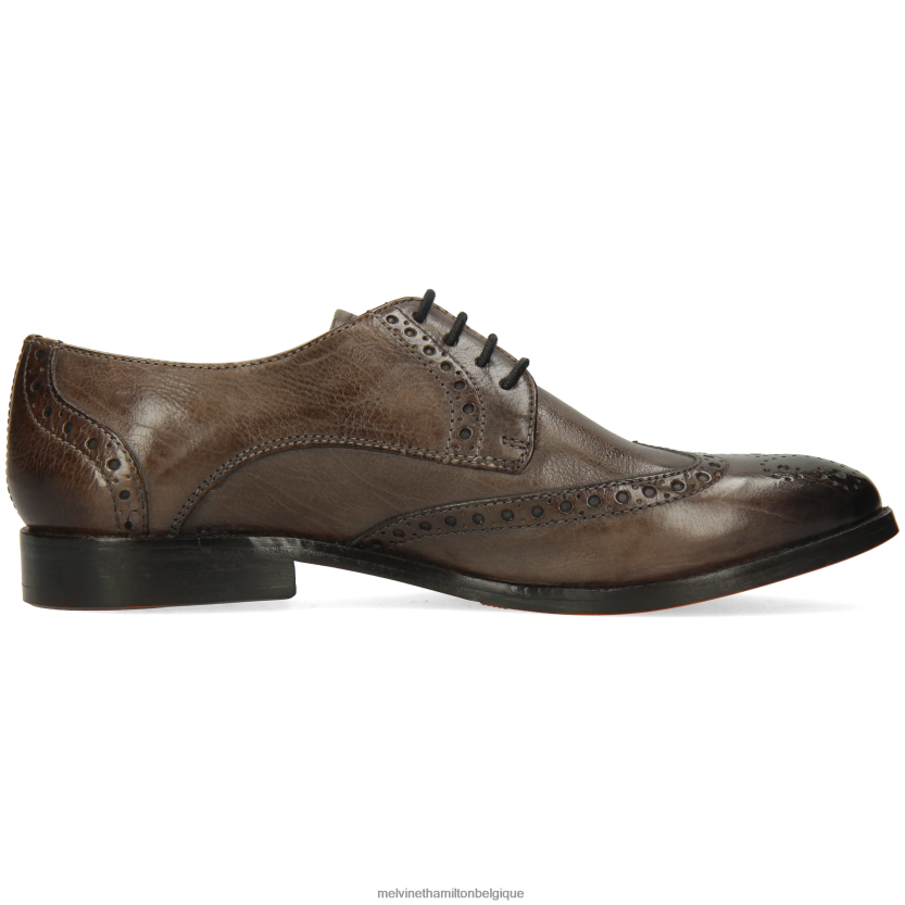Melvin & Hamilton femmes Amélie 3 R442281511 chaussures derby gris
