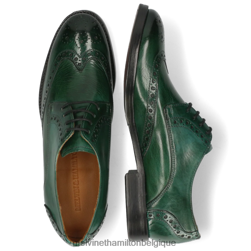 Melvin & Hamilton femmes Amélie 3 R442281518 chaussures derby vert