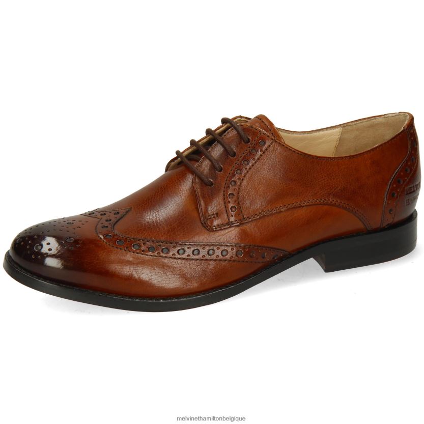 Melvin & Hamilton femmes Amélie 3 R442281520 chaussures derby brun