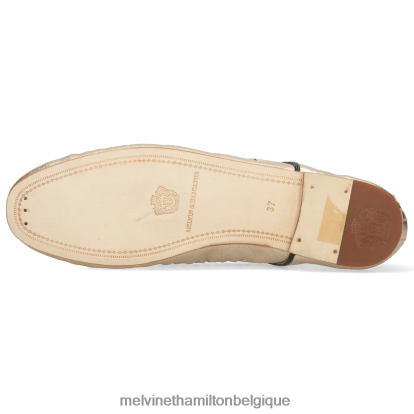 Melvin & Hamilton femmes aviane 2 R442281531 chaussures derby or