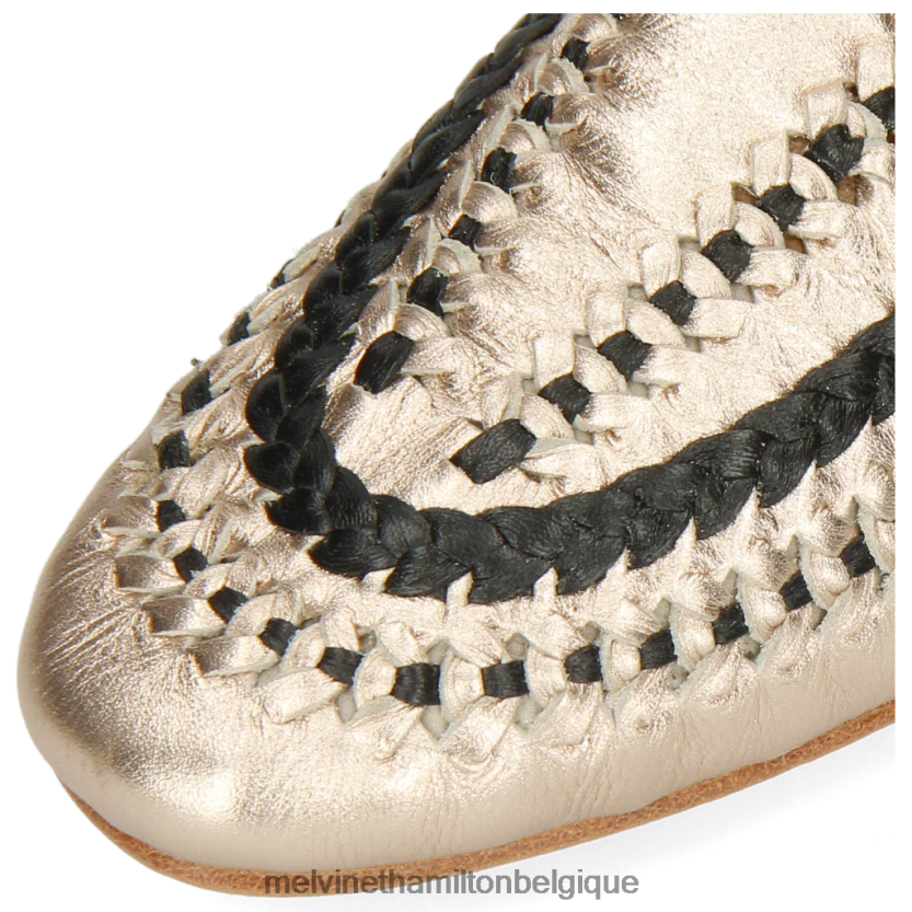 Melvin & Hamilton femmes aviane 2 R442281531 chaussures derby or