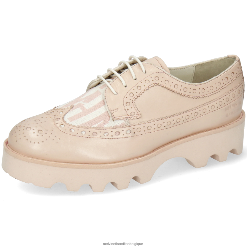 Melvin & Hamilton femmes jade 2 R442281513 chaussures derby rose