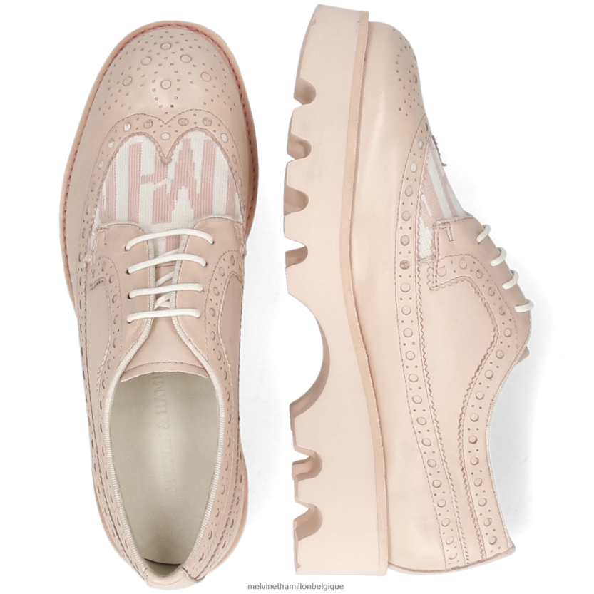 Melvin & Hamilton femmes jade 2 R442281513 chaussures derby rose