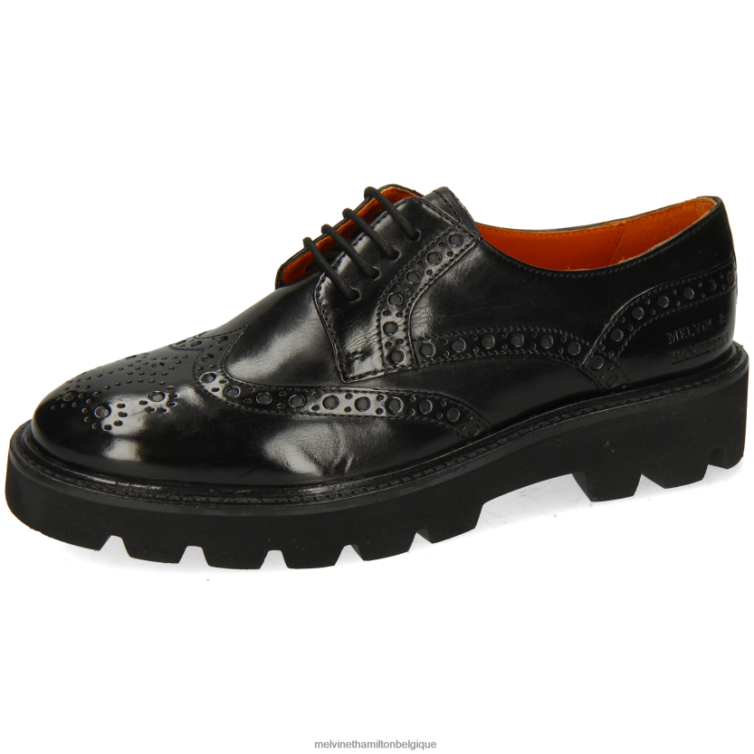 Melvin & Hamilton femmes jenny 6 R442281500 chaussures derby noir