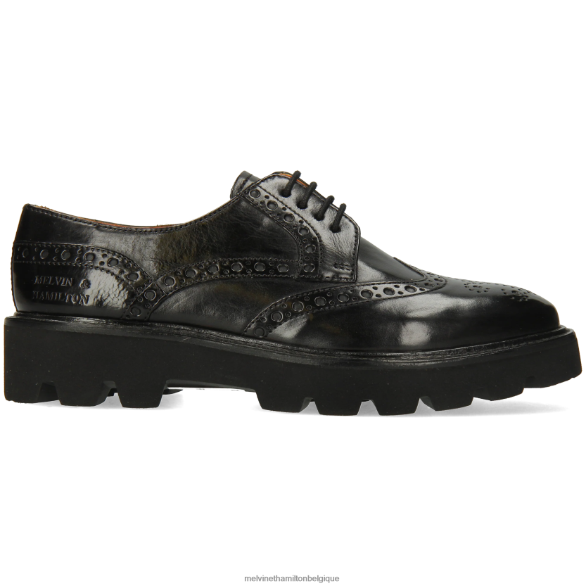 Melvin & Hamilton femmes jenny 6 R442281500 chaussures derby noir