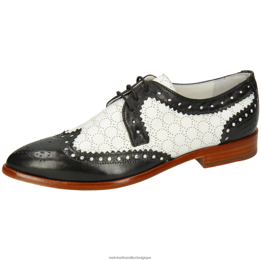 Melvin & Hamilton femmes jessy 53 R442281501 chaussures derby noir