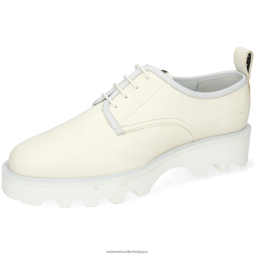 Melvin & Hamilton femmes mégane 21 R442281514 chaussures derby blanc