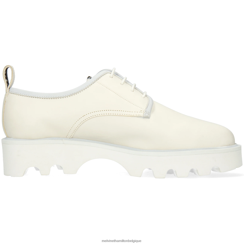 Melvin & Hamilton femmes mégane 21 R442281514 chaussures derby blanc