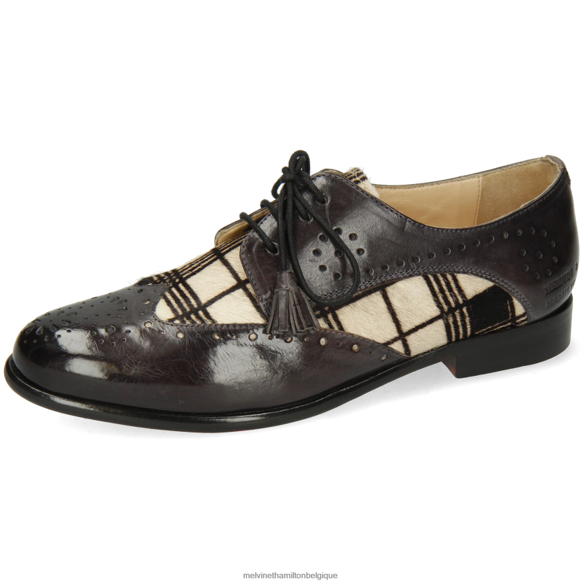 Melvin & Hamilton femmes sélina 41 R442281510 chaussures derby noir