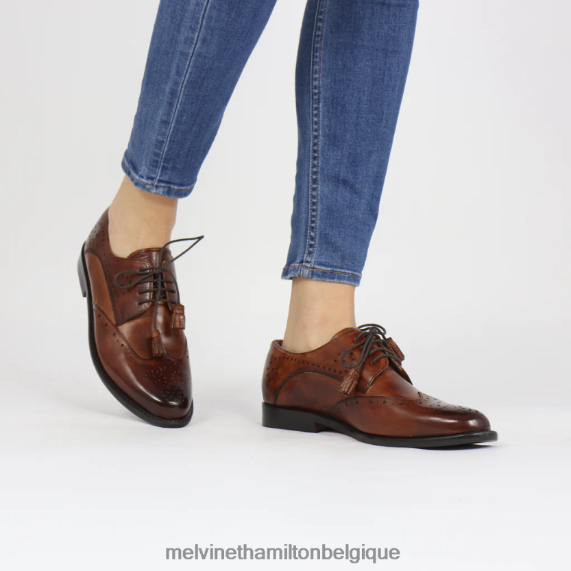 Melvin & Hamilton femmes sélina 41 R442281516 chaussures derby brun