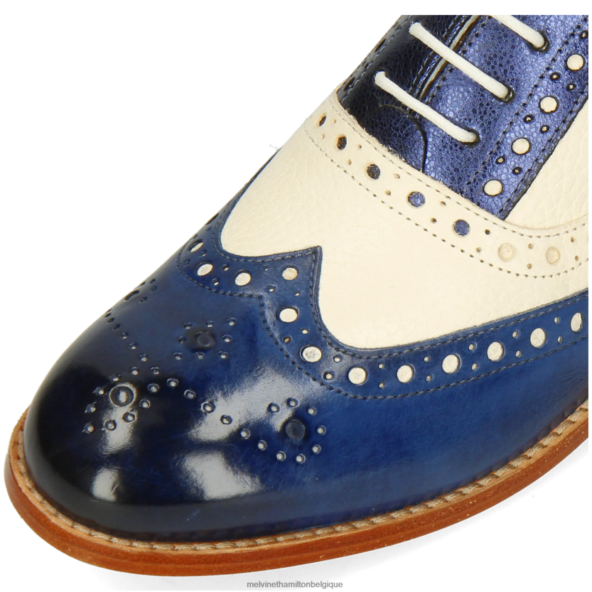 Melvin & Hamilton femmes Amélie 70 R442281274 chaussures richelieu bleu