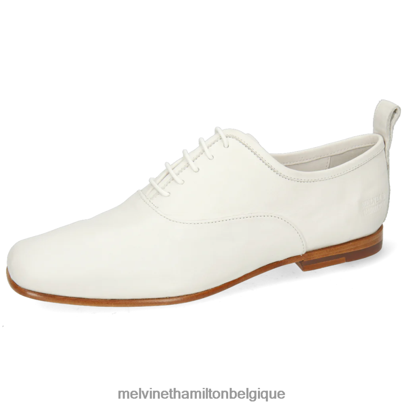 Melvin & Hamilton femmes Camille 1 R442281300 chaussures richelieu blanc