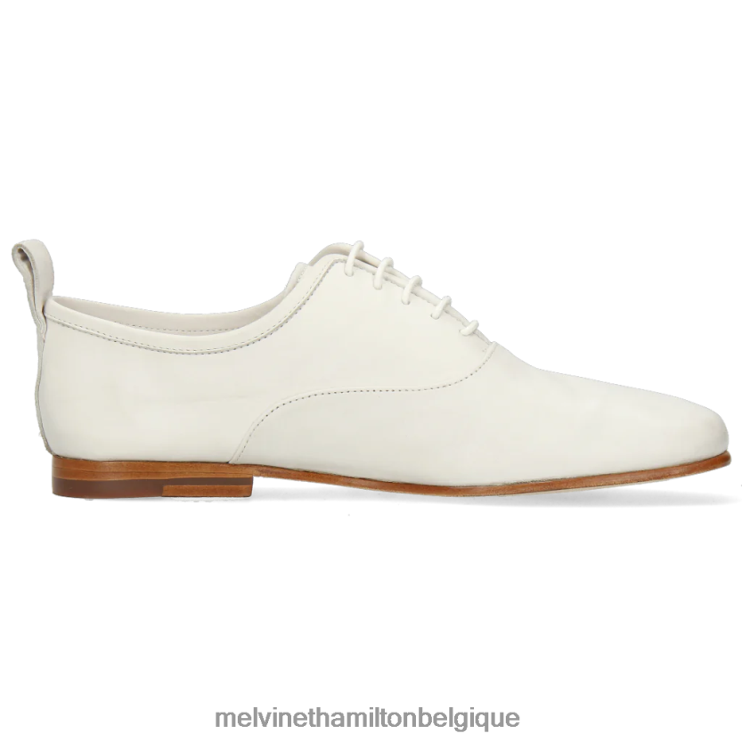 Melvin & Hamilton femmes Camille 1 R442281300 chaussures richelieu blanc