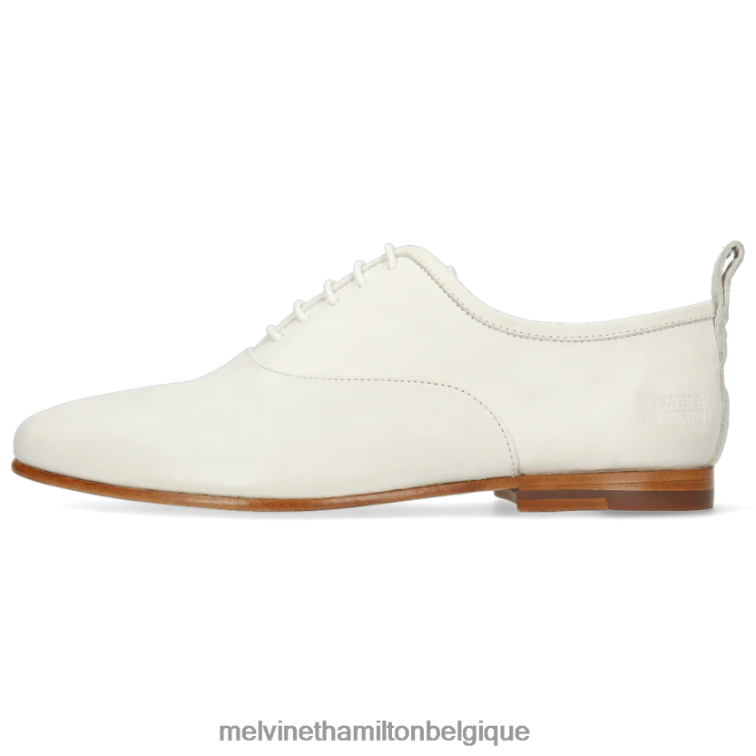 Melvin & Hamilton femmes Camille 1 R442281300 chaussures richelieu blanc