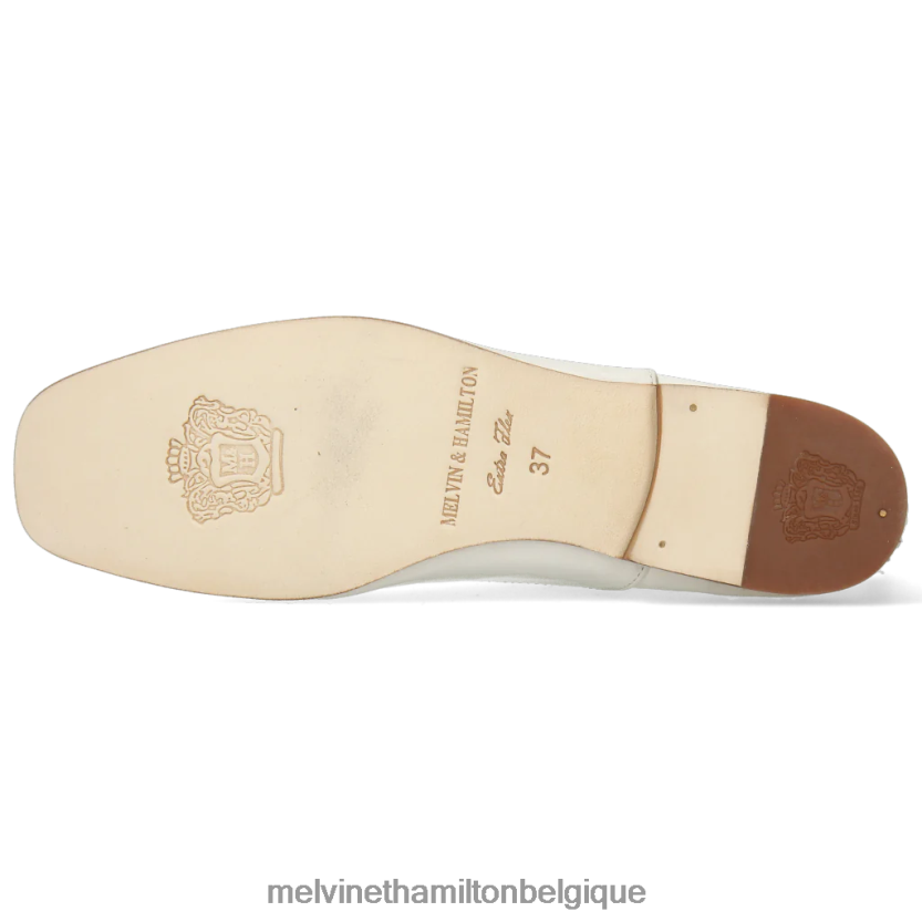 Melvin & Hamilton femmes Camille 1 R442281300 chaussures richelieu blanc