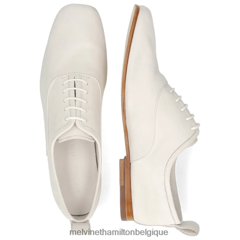 Melvin & Hamilton femmes Camille 1 R442281300 chaussures richelieu blanc