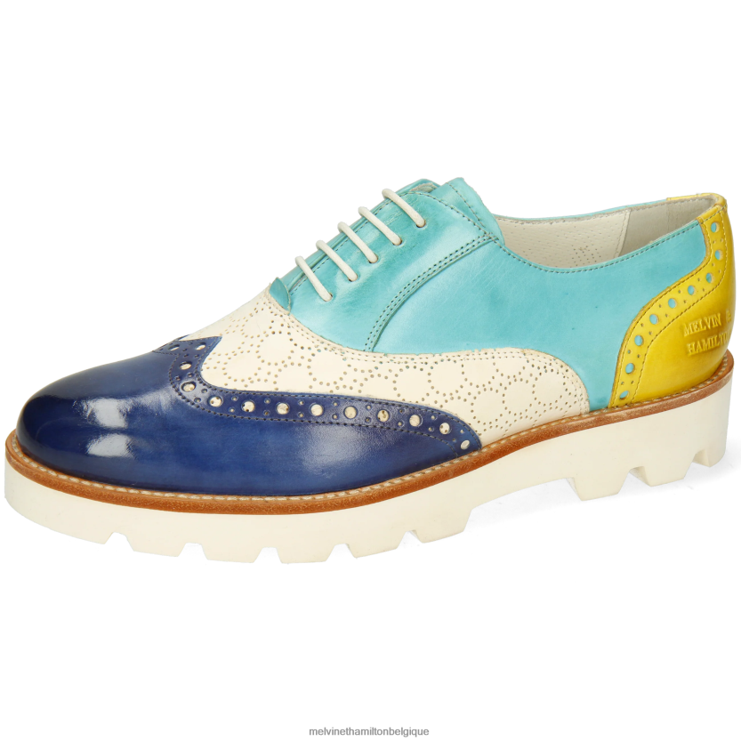 Melvin & Hamilton femmes Sélina 24 R442281261 chaussures richelieu multi