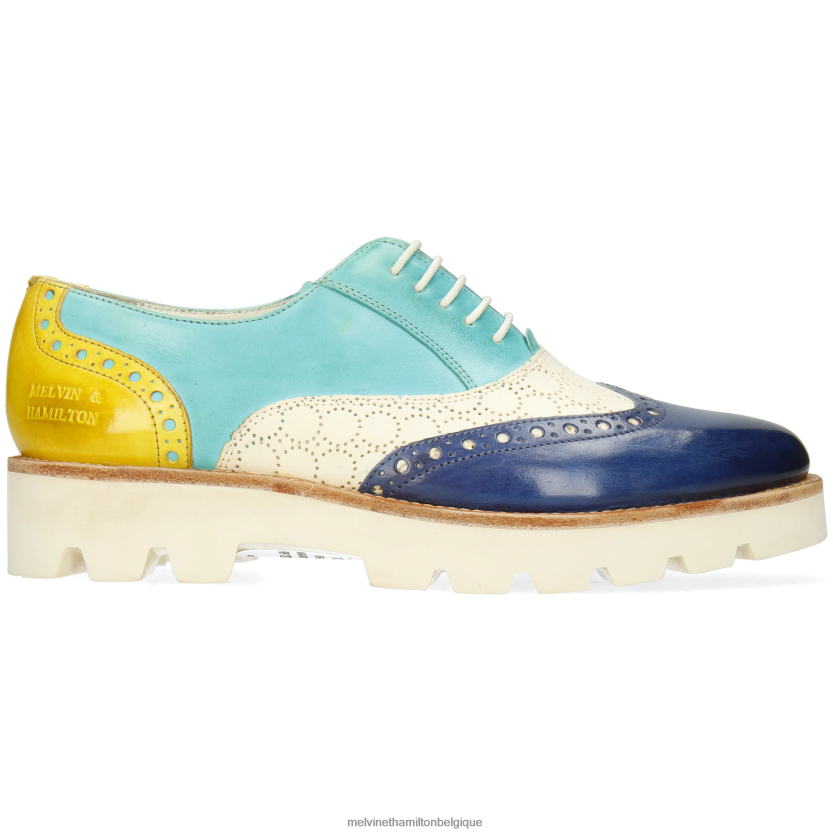 Melvin & Hamilton femmes Sélina 24 R442281261 chaussures richelieu multi