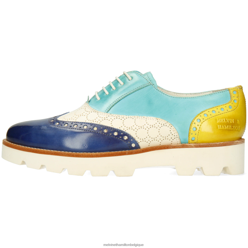Melvin & Hamilton femmes Sélina 24 R442281261 chaussures richelieu multi