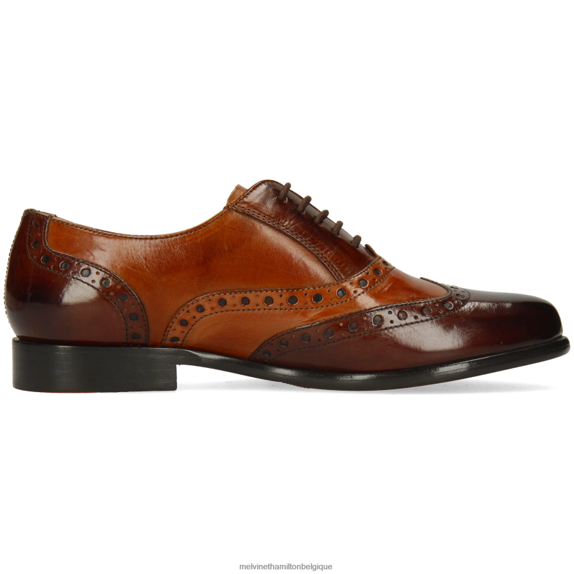 Melvin & Hamilton femmes Sélina 24 R442281277 chaussures richelieu brun